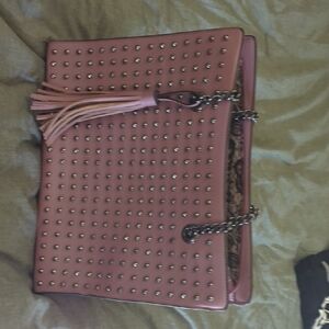Studded Pink Handbag